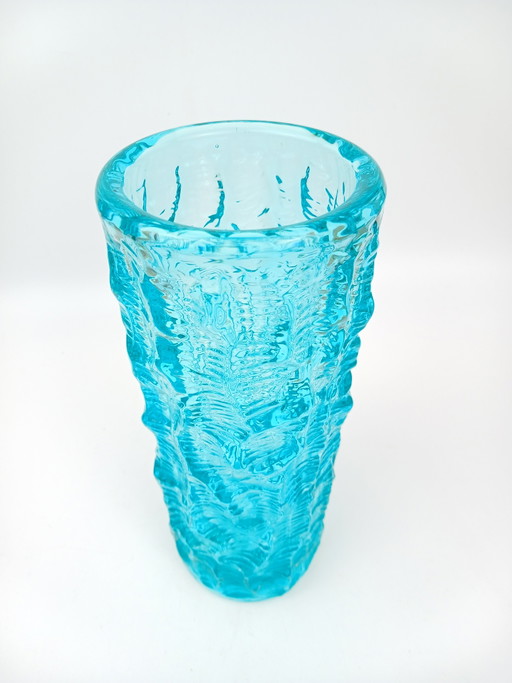 Beautiful Czech Moravia Vase by Vladislav Urban in Blue/Green – vazen, Glass (photo 2 of 6)