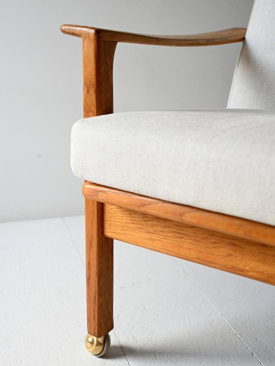 Image 1 of Paar vintage Scandinavische fauteuils van Ferd. Lundquist Gothenburg