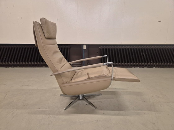 Jori Idaho - Draaibare Relaxfauteuil - Leer - Beige – Verstelbare relaxstoel, Leather, Metal (photo 5 of 11)