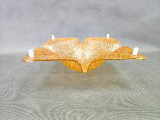 Image 1 of Paire d'appliques murales en verre de Murano, conçues par Toni Zuccheri pour Mazzega, années 1970