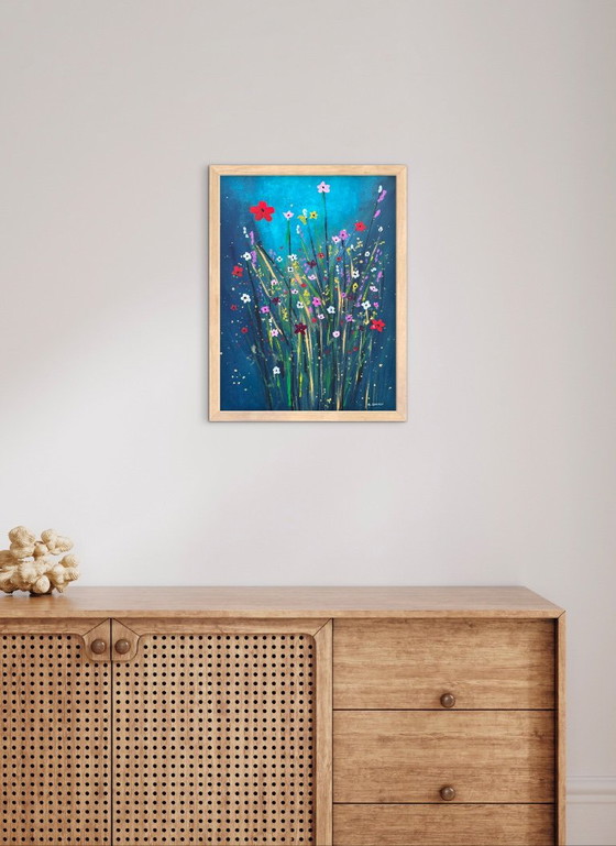 Acrylique Originale Encadrée 40x30 – Peintures et dessins, Paper (photo 5 of 9)
