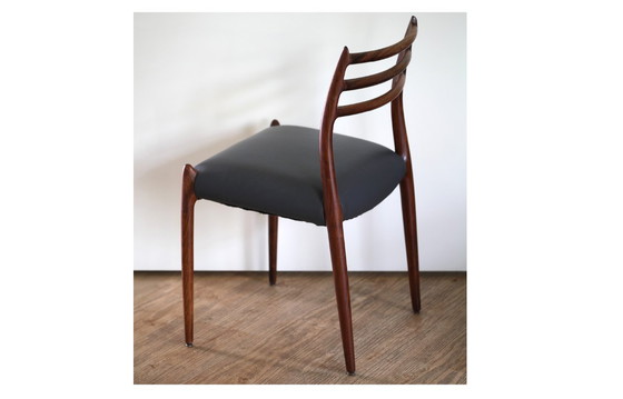 Image 1 of 6x sedie da pranzo Niels Otto Møller modello '78'