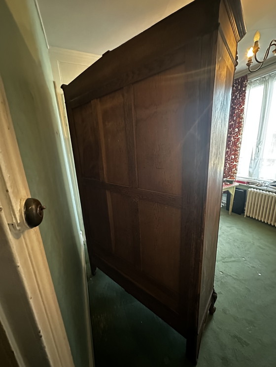 Image 1 of Glace-Skulpturenschrank im Noyer-Stil im Stil Ludwigs XV. des 19. Jahrhunderts