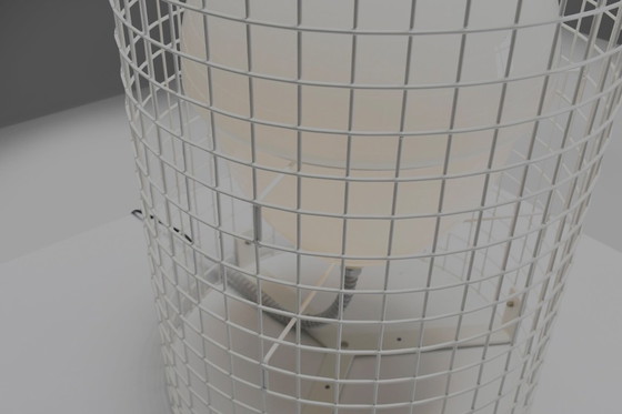 Image 1 of Lampada da terra in metallo e vetro Gino Sarfatti Modello 1102 - Arteluce, Italia, 1971