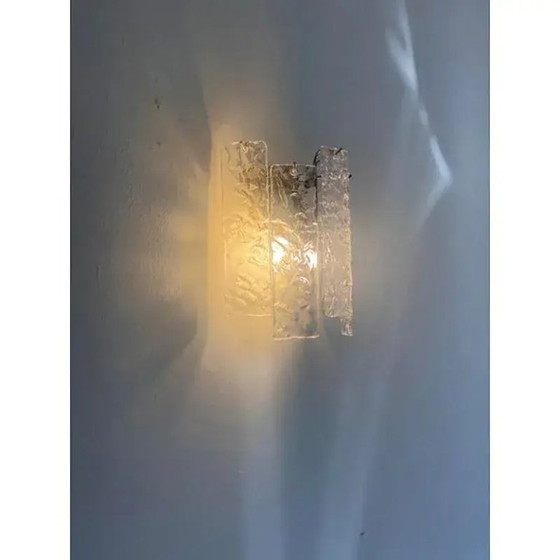 Image 1 of Applique da parete in vetro di Murano Hammered Strips listelli di Simoeng