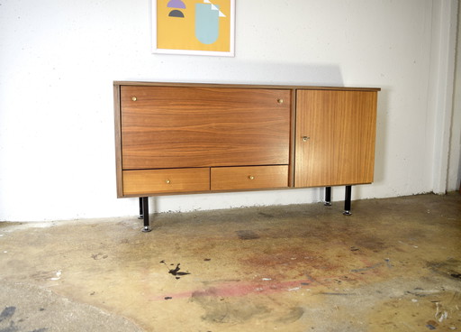 1960s Vintage Sideboard Armoire Dresser Cabinet