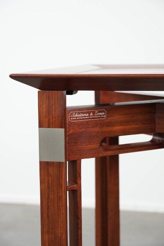 Image 1 of High square Art Deco design side table by Schuitema from the Decoforma series