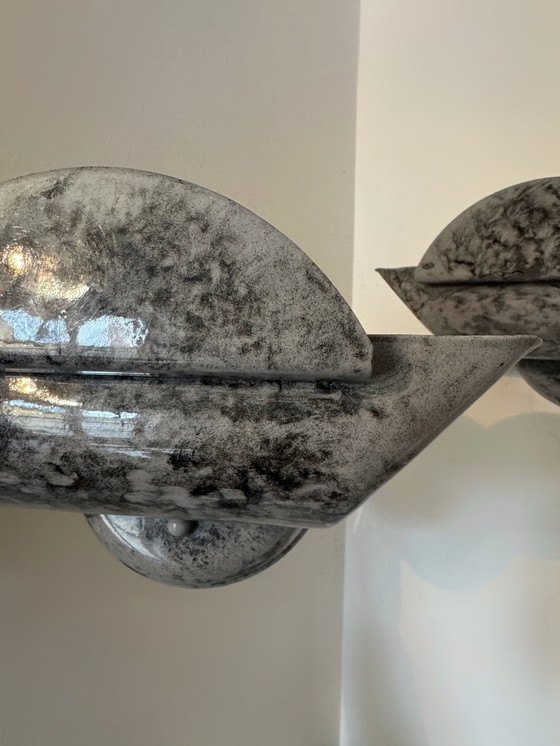 Image 1 of Wandleuchten Muranoglas 80er Jahre