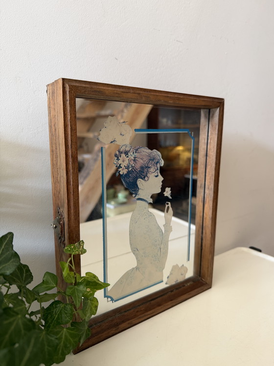 Image 1 of Art Nouveau key cabinet