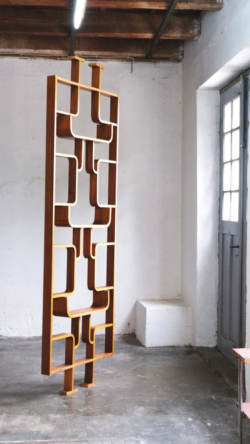 Paravent Vintage par Ludvik Volak pour Drevopodnik Holesov, 1970
