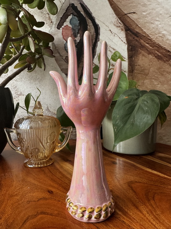 Vaso vintage con manico scultoreo - Anni '50/'60 circa – Oggetti decorativi, Porcelain (photo 5 of 7)