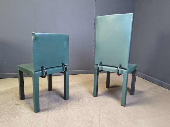 Image 1 of Sedie da pranzo Arcadia di Paolo Piva per B&B Italia set da 10