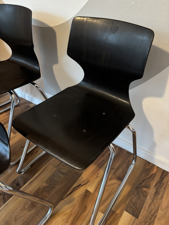 Image 1 of 5 Pagholz chairs by Flötotto, 1960s–1970s