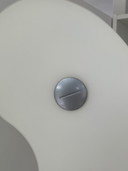 Lampadaire orbital blanc avec variateur