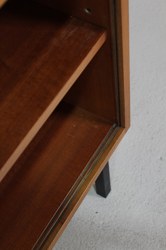 Image 1 of Vitrine vintage, buffet, armoire à boissons - années 1960