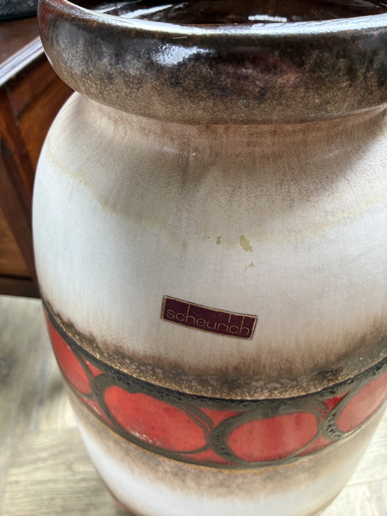 Image 1 of Vintage West Germany Scheurich floor vase 53 cm