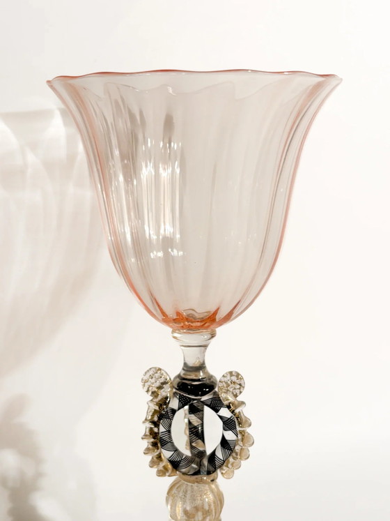 1970s La Murrina Pink and Gold Murano Glass – Decorative Objects (photo 8 of 12)
