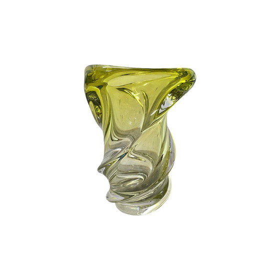 Vase Mid-Century Val St. Lambert de Conque, années 50/60 – Val Saint Lambert, Verre (photo 3 of 6)