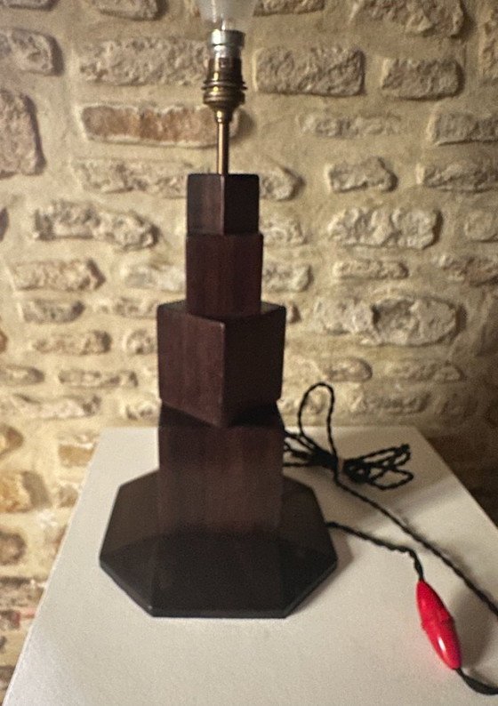 Image 1 of Cubist Art Deco Lamp