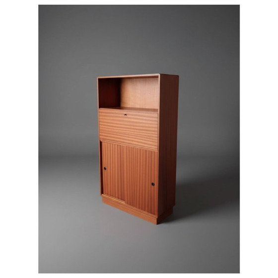 Image 1 of Secrétaire en teck style milieu du XXe siècle