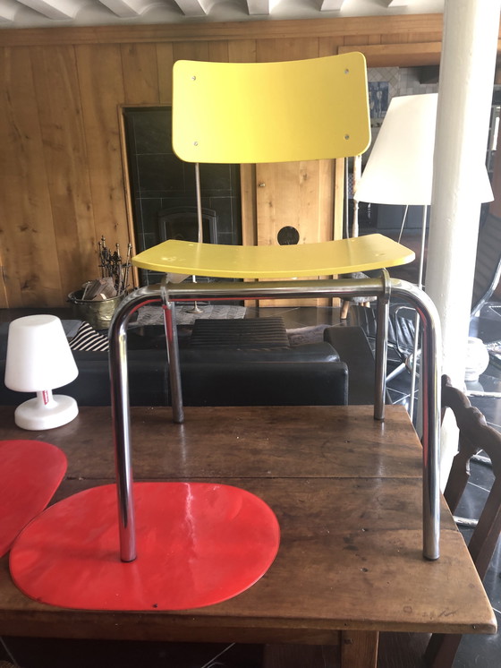 Image 1 of 6 eetkamer- of bureaustoelen van Copray & Scholten