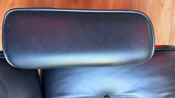 Vitra Charles Eames Lounge Chair + Ottoman Nero Black Ash – Poltrone, Leather, Metal (photo 14 of 15)