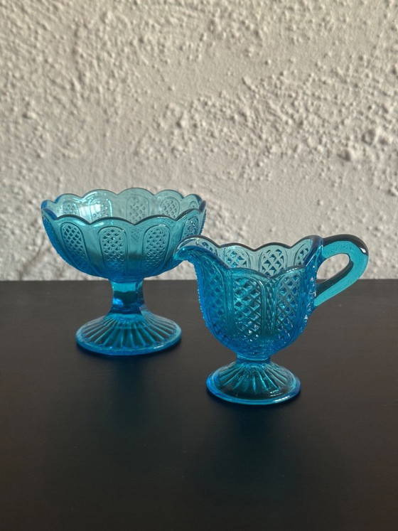 Set vintage Nuutajärvi Schaaltje e Melkkan (modello 5514) – Accessori da tavola, Glass (photo 2 of 8)