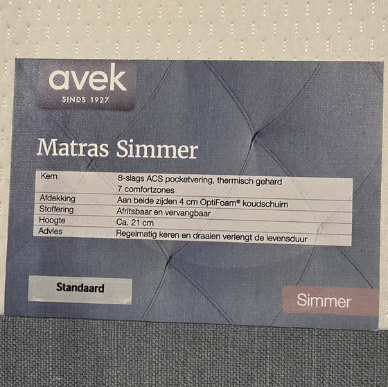 Image 1 of Avek Simmer box spring - 180x210