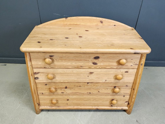 Image 1 of Cómoda escandinava de madera de pino, años 80