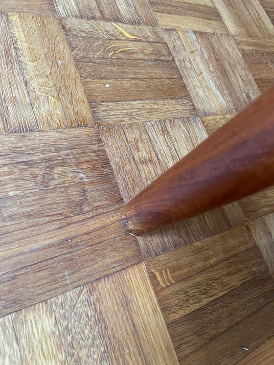 Image 1 of Scrivania di design danese in legno di teak, anni '60, due cassetti