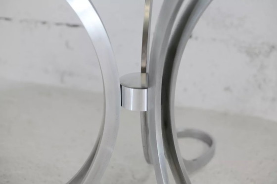 Image 1 of Table de Séjour "Space Age" Acier Poli