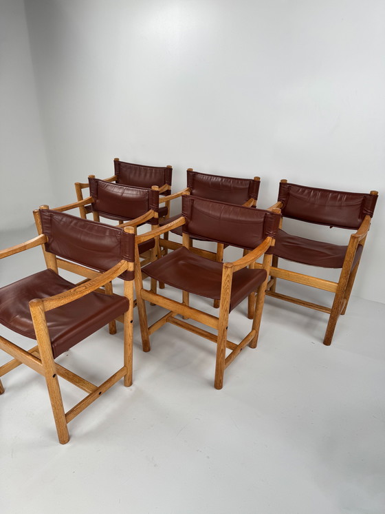 Image 1 of Set di 6 sedie Ditte & Adrian Heath per FDB Møbler – Design danese degli anni '60