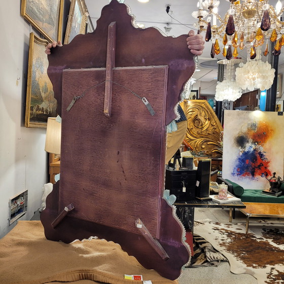 Image 1 of Espejo En Cristal De Murano, Grabado Al Ácido, Ongaro E Fuga, S. XX – Italia