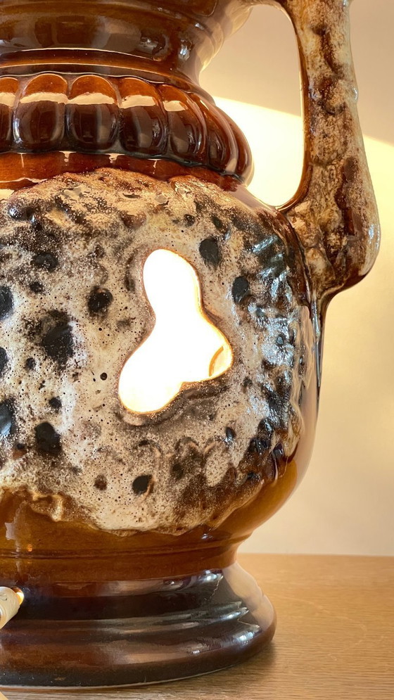 Image 1 of Fat Lava Lamp, Dubbele Verlichting, Vintage Stijl