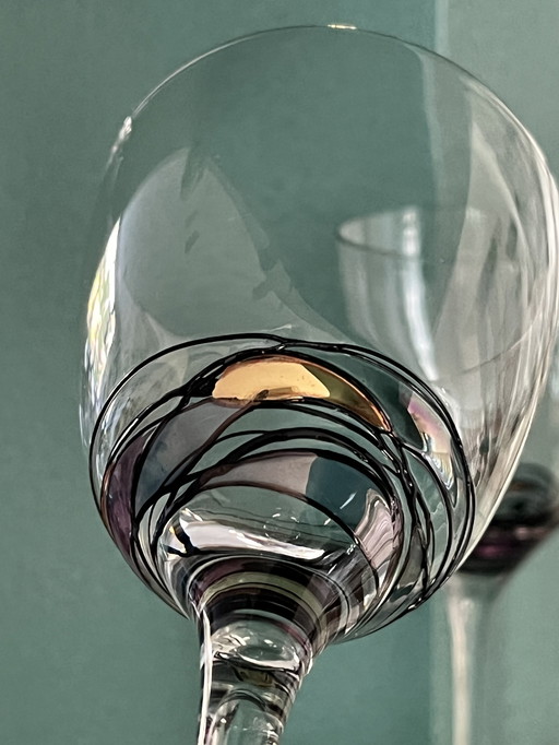 Gläserset, Karaffe, Schnapsgläser, Weingläser, Cognacgläser