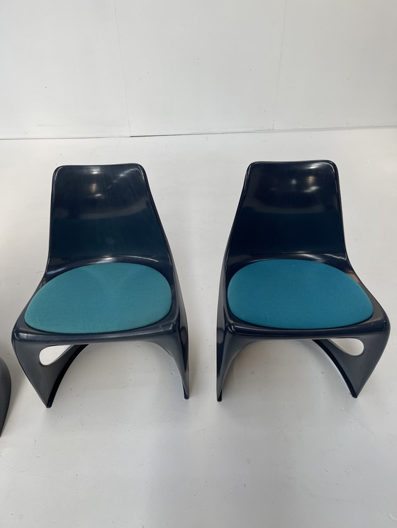 Image 1 of Set vintage di 4 sedie Space Age di Steen Østergaard per Cado