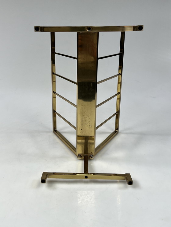 Image 1 of Portariviste vintage Hollywood Regency, ottone, anni '70