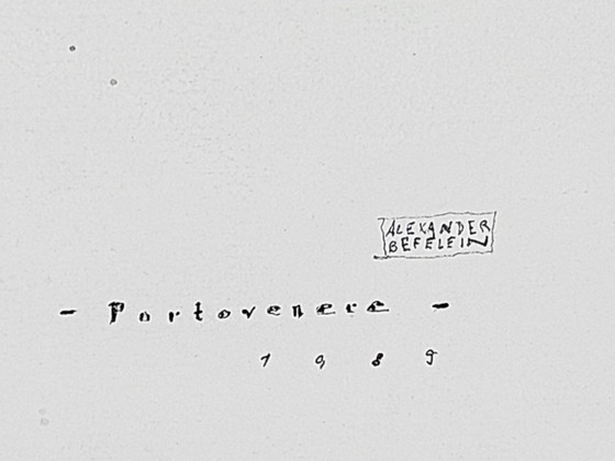 Alexander Befelein, Portovenere, 1989, Aquarelle – Peintures et dessins (photo 5 of 18)