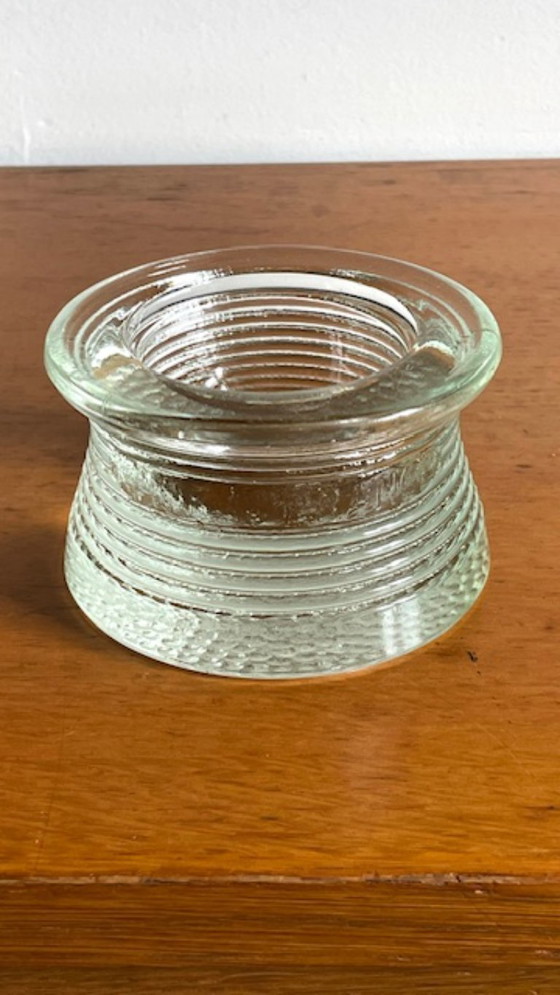 Image 1 of Vintage Glass Paperweight Trinket Tray