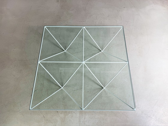 Image 1 of Coffee table B&B Italia Paolo Piva metal glass design classic 1980
