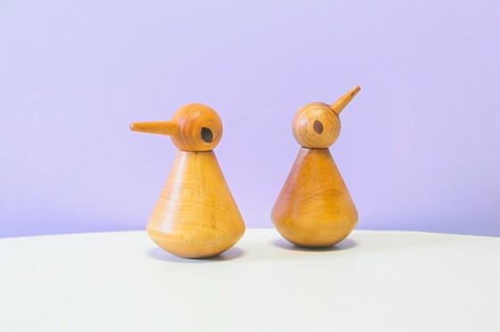 Set X2 Statuette di Uccelli in Legno Kristian Vedel – Torben Ørskov, Oggetti decorativi, Wood (photo 2 of 5)