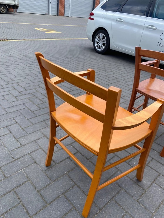 Image 1 of Set di 4 sedie da pranzo vintage Marocca di Vico Magistretti per DePadova