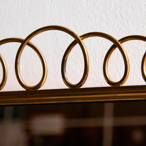 Image 1 of MK10992 Specchio con cornice in metallo e ottone