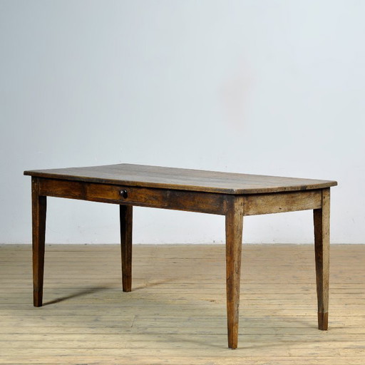 Franse eikenhouten tafel, circa 1850