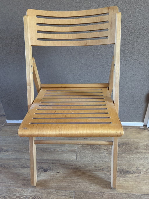 Sedia pieghevole vintage in compensato IKEA Nikolaus – klapstoelen, Wood
