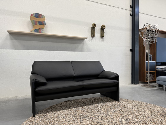 Image 1 of Leolux Bora Beta Sofa 2.5-Seater Black Leather