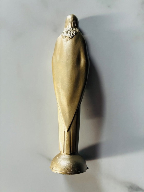 Piccola statuetta religiosa dorata – Oggetti decorativi, Plastic (photo 5 of 6)