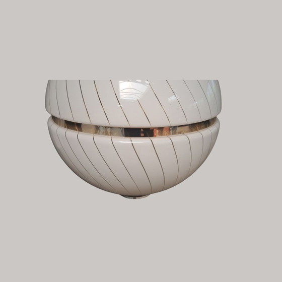 Image 1 of Vintage Italiaanse Space Age Hanglamp Van Guzzini - Verstelbaar