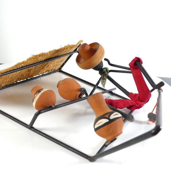 Image 1 of Bror Bonfils metal wall decoration, 1950s, Danish Design