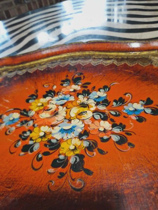 vintage Florentine tray